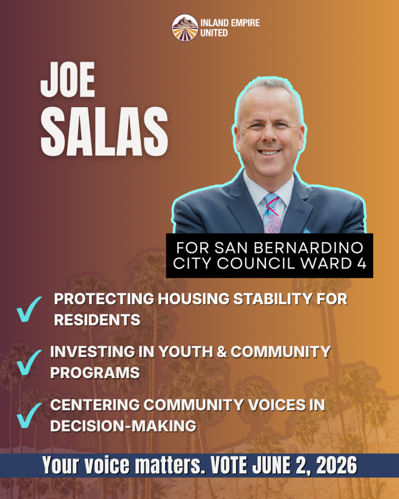 Joe Salas Ward 4 San bernardino city council